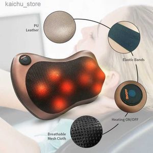 Electric massagers Head massager automotive and household Cervical finger massage neck back waist body electric multifunctional massage pillow pad Y240425