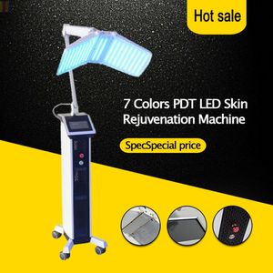 LED -hudföryngring 7 Färg Wrinkle Romover Photon LED PDT Light Therapy Machine PDT Mask
