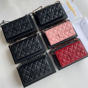 Designer Chain Crossbody Bag Chain wallet Mini Shoulder Bag Flap with card holder Fashion High quality small bagp18