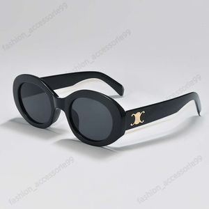 Fashion Luxury Designer Sunglasses CEL Brand Mens and Womens Small Squeezed Frame Oval Glasses Premium UV 400 Polarized Sunglasses