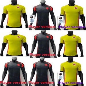 ColOMbiA JAMES quick-drying player version Soccer Jerseys man Kit 24/25 CoLUmBIa National Team Shirt Home Away Set Camisetas Copa America D.VALOYES ARANGO C. CHUCHO