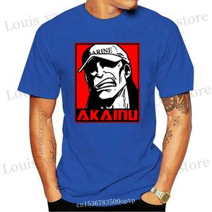 القمصان الخاصة بالرجال ، تي شيرت رجال جديد Akairu Onepiece Anime T-Shirt T-Shirt Top T240419