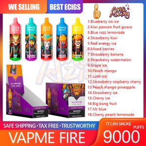 Authentisches Vapme Fire 9000 Puff-Einwegvolker 18 Geschmack