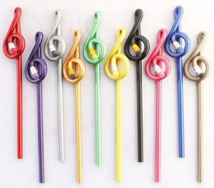 Partihandel blyertspapper Partihandel Musikpennor Treble Clef Shape Multicolor Mixed Wood Pencils ZZ