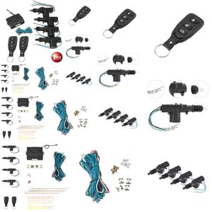 GPS Car Remote Control Keyless Entry System Locking Kit with 4 Door Lock Actuator Universal 12V GPS GPS