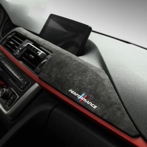 Naklejki Alcantara Wrap Car Dashboard Panel ABS Pokrywa Wykończenie Dekoracja wnętrz