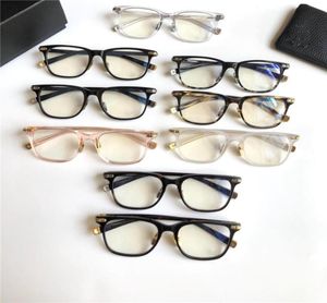 ヴィンテージの眼鏡デザインChr Glasses処方スチームパンクスクエアフレームスタイルメン透明レンズクリア保護アイウェアダーリン5940511