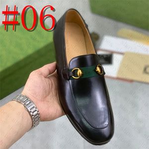 2024 Classic Men Business klänningskor äkta läder brock retro gentleman män designer loafers skor formell bröllop bullock