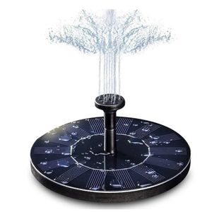 Вода плавающая солнечная энергия панель панели комплект водяной насос птичий фонтан для бассейна сад сад солнечный спринклер