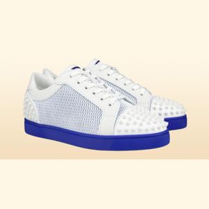 Sapatos de vestido de luxo para homens mulheres sapatos casuais sapatos de tênis spiker Seavaste 2 Orlato Low Top Junior Spike Sports Lace Up Trainers com Box5862403