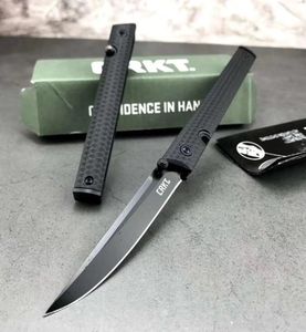 CR KT 7096 Складной нож для кемпинга карманный нож Выживание портативная охота тактическая мульти -EDC Outdoor Tool XMAS подарочный нож6395547
