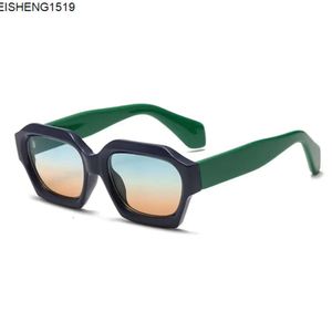 Occhiali da sole Fashion Square Women Tri Color Design occhiali da sole retrò Punk Simple Style Goggles Femino