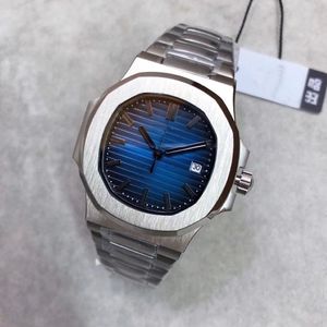 Big Factory U1 Automatische Bewegung 5711 Männer Watch Sapphire Crystal Blue Dial Männliche Uhr 316 Edelstahlband 271l