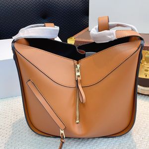 Lychee Grain Cowhide Drawstring Çanta Tote Çanta Tasarımcısı Omuz Çantası Çanta Orijinal Cep Çıkarılabilir Kayış Üst Kalite Fermuar Açık