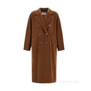 Women's Coat Cashmere Coat Designer Fashion Coat MaxMaras Womens Coat Madame Long Coat