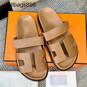 Designer Italien chypres sandaler platt äkta läder kardborrband 7a mocka 10a Sandles man kvinnor Sandalias Luxzury Real Denim Mens unisex casual