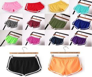 PS -Größe Sommerkleidung Frauen sexy Shorts Yogacasual 3xl One -Piece Candy Solid Color Beach Tragen einfacher Capris Kleidung kostenlos Schiffsschiff DHL 45857257220