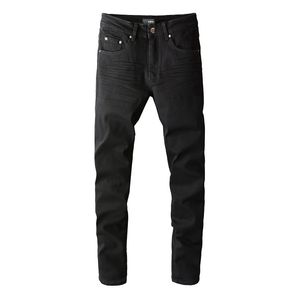 Jeans de designer de designer angustiado Rapped Biker Slim Fit Motorcycle Denim para homens de alta qualidade Jean Mans Pants servir Hommes 026
