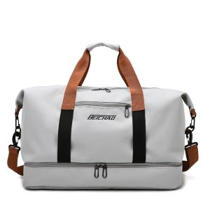 Bags Portable Shortdistance Luggage Bag Korean Travel Bags Large Capacity Unisex Dry and Wet Separation Sports Fitness Handbag