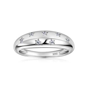 Eheringe Moissanite Engagement Diamantringe 1,5 mm Real 925 Sterling Silver Star Rings Hochzeit Valentinstag Schmuck für Frau 240419