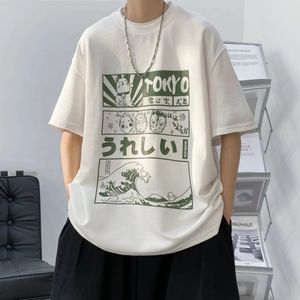 Privatinker Anime Tokyo Männer T -Shirts japanische übergroße Mode männliche lässige kurze Ärmel Tops LOSSER SOMMER HARAJUKU TEE SHIRT 240409