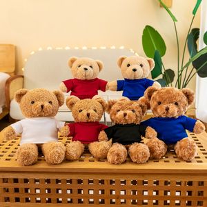 New hoodie teddy bear doll doll children's clothing plush toy