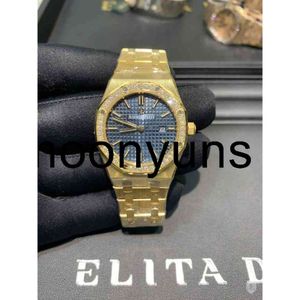 Piquet Audemar Luxury Mens Mechanical Watch Aibi Roya1 0ak Gold Diamond Automatic Table 15451BA 1256BA。 01 Swiss Watches Brand Wwristwatch高品質