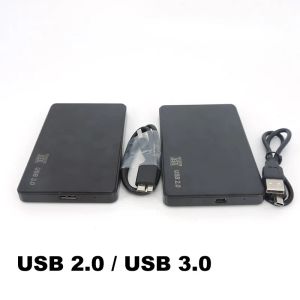 Casos externos de HD de gabinete 2.5 Caso HDD SSD Caixa de disco rígido externo Gabinete de 6 Gbps 10tb SATA para USB2.0/3.0 Adaptador de caixa de disco rígido Q1