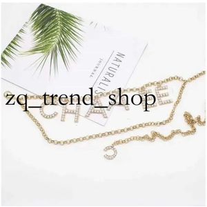 Luxury Belts Fashion Alloy Waist Chain Belt Pearl Rhinestone Inlay Metal for Ladies Women Student Dress Waistband Jeans Belts Gift 620