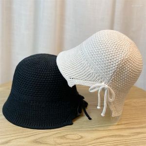 Berets Damen Strohhüten Panamas UV Schutz Sonnenvisor Beach Mode Visors Faltbare Frauen Sommerhut