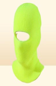 Capitões de ciclismo Máscaras Cores de doces mantêm quente unissex Sing Ho Balaclava Beanie Autumn Winter Outdoor Solid Color Men Ride Ski Mask Skul1689077