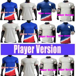 S-XXL USAS PULISIC Soccer Jerseys 2024 2025 Copa America 24/25 Home Away Kids Football Shirts Men Player Version SMITH MORGAN