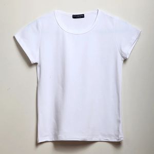Child Unisex Plain Basic Tiz Camisetas meninos meninos pretos em branco 100% algodão Tees Summer Kids Clothing 2 3 4 6 8 10 T 1424 240410