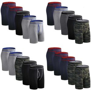 Långa 5st man underkläder män boxare mens boxare manliga shorts bomullsboxarehorts sexiga underbyxor plus storlek 240119 s shorts