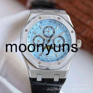 Piquet Audemar Series Multifunctional Watch Fully Automatic Men s Mechanical Calendar Week Month Moon Phase high quality