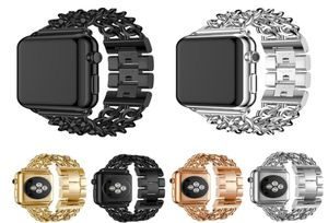 Cowboy Chain Steel Link Watch Pasek bransoletki dla Iwatch Serie