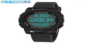 Synoke Men Sport Digitala klockor LED Display Waterproof Stop Watch Relogio Masculino Pedometer Alarm Clock Electronic Watch Men14912385