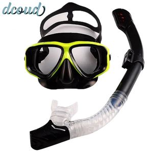 Strumenti di immersione subacquea professionali subassiche per scuba maschera da snorkeling set antifogging Accessori impermeabili 240410