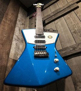 Sterling personalizzato di Music Man STV60 St Vincent firma Vincent Blue Electric Chitar Bevel Top 3 Mini Pickup Humbucker Tremolo9625087