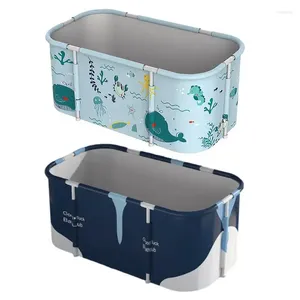 Storage Bags Folding Bath Tub Foldable Efficiently Maintaining & Cold Temperature Soaking Standing For Adults Teens