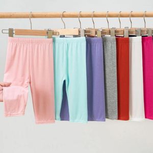 Shorts Children Girl Ginne Lunghezza Pantaloni per bambini Summer Candy Color Pantaloni per bambini per adolescenti Girl Bottom Leggings