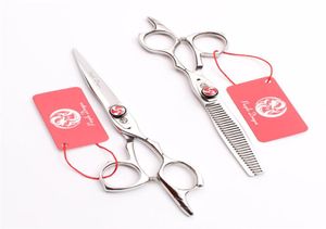 6039039 175cm Japan 440C Purple Dragon Professional Human Hair Scissors Cutting Thinning Scissors Barbers039 Hairdressin6032119