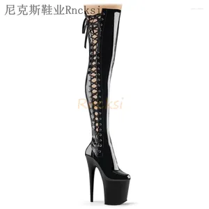 Boots Rncksi Fashion Platform Ape The Cloe Women Women High Heels Sexy Party Long Shoes Ladies Большой размер 34-46