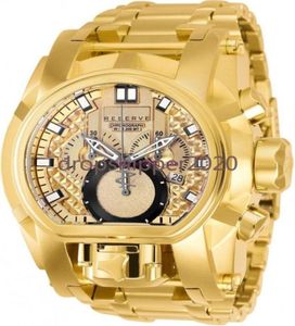 2021 Model Watch Invincible Watch25211 Zeus Zeus Men Szwajcarski stal nierdzewna Plane podwójna tarcza 52 mm kwarcowy zegarek14117143387860