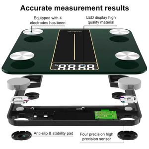 Vym9 масштаб массы тела INSMART Smart Code Scale Scale Digital Want Scale Composition Body Balay Balance Scale Scale Scales Bmi Scales 240419