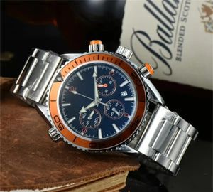 U1 TOP AAA Watch Men Luksusem Limited Quartz Designer Morze Wysokiej jakości zegarki Master Watche 5-pinowe Drugi nurka oceaniczna 600M wielofunkcyjne zegarki kalendarzowe