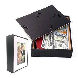 Hiding Safe Private Money Box Picture Frame Fake Sight Secret Stash Can Container Hiding Storage Important Item File Save Money 240408