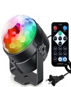 Disco Party Lights Strobe DJ Ball LED Effects Stage Lighting Sound Activated Bulb Dance Lamp With Remote Controller46990715349562