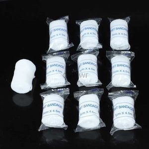 B3WV First Aid Supply 10 Rolls/Lot 5cmx4,5M PBT Elastic Blantage First Aid Kit Make Roll Pressing D240419