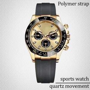 Designer Mens orologi di alta qualità Moissanite Watch Movement Watches 40mm taglie da cinghia in acciaio inossidabile Orologio da orologio da polso moderno da uomo Watch